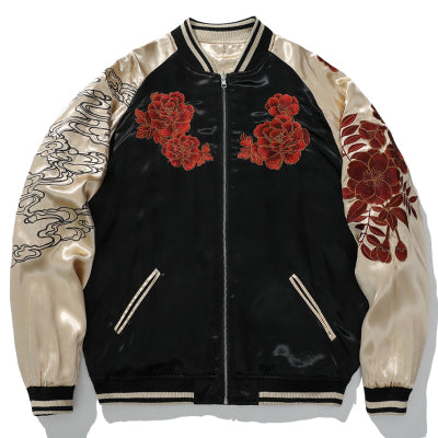 Yokosuka Lion King Embriodery-Double Sided Wear Jackets Yokosuka