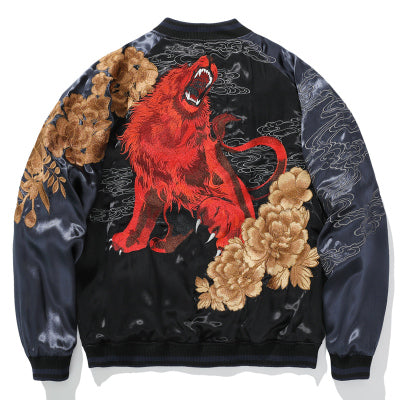 Yokosuka Lion King Embriodery-Double Sided Wear Jackets Yokosuka