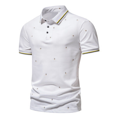 Lapel Short-sleeved T-shirt Men's Summer New Breathable Polo Shirt Polo