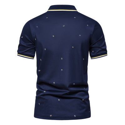 Lapel Short-sleeved T-shirt Men's Summer New Breathable Polo Shirt Polo