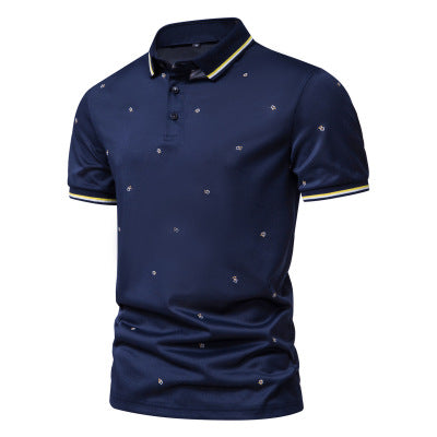 Lapel Short-sleeved T-shirt Men's Summer New Breathable Polo Shirt Polo