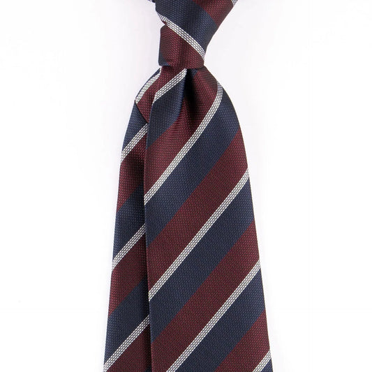 Men's Casual Minimalist Contrasting Twill Tie Cluse