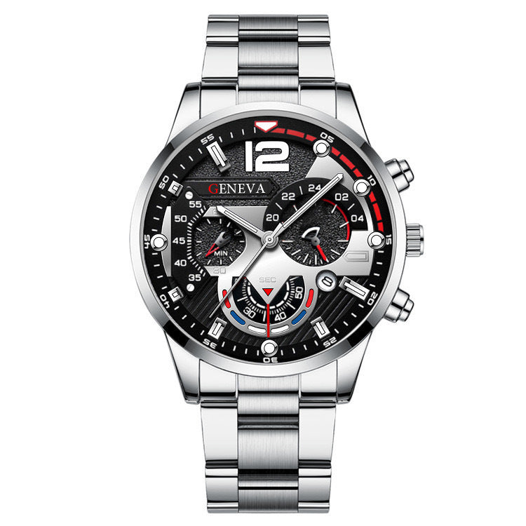 Men's Fashion Business Geneva Calendar Watch